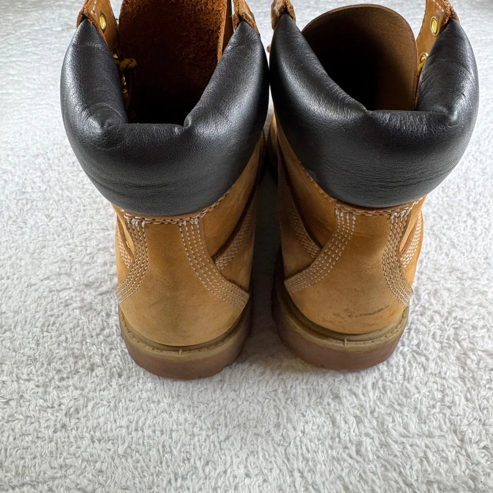 Timberland 6 Inch Premium Waterproof Boots Wheat Nubuck Leather 6.5 M / 8 W
